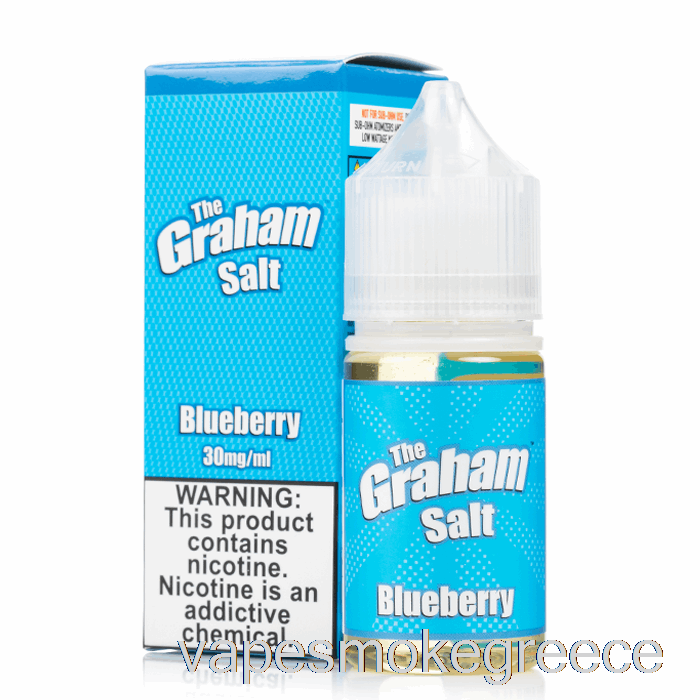 Vape Greece Blueberry Salt - The Graham - Mamasan E-liquid - 30ml 30mg